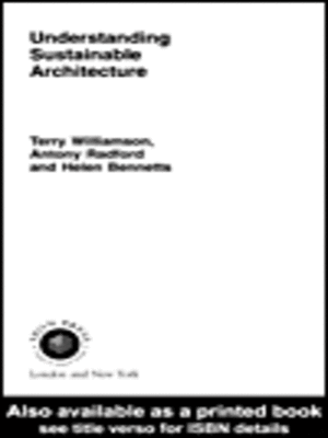 Understanding Sustainable Architecture - ebook
